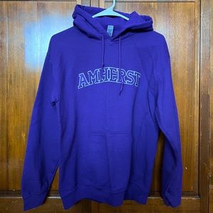 Amherst College Hoodie Purple